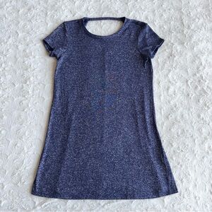 Nordstrom Sundress Girls Large Purple Cut Out Casual Stretch Love on Tap Minimal